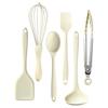 Mini silicone kitchenware set home small baking tools food spatula oil brush scraper set kitchen tools.