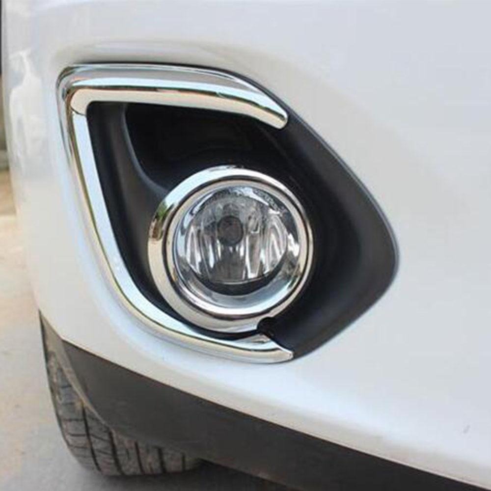 Для Mitsubishi ASX 2013 2014 2015 2016 2017 2018 автомобильная передняя противотуманная фара рамка палка бровь ABS хромированная крышка отделка