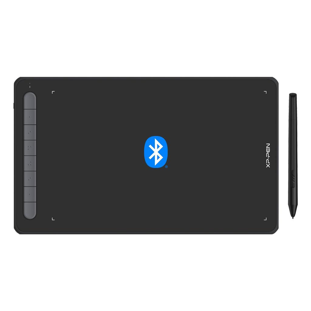 Графический планшет XPPen Deco LW, 10x6 дюймов, беспроводное подключение Bluetooth 5.0, 8 клавиш быстрого доступа, стилус X3 Elite, 8192 уровня чувствительности к нажатию, 60° T