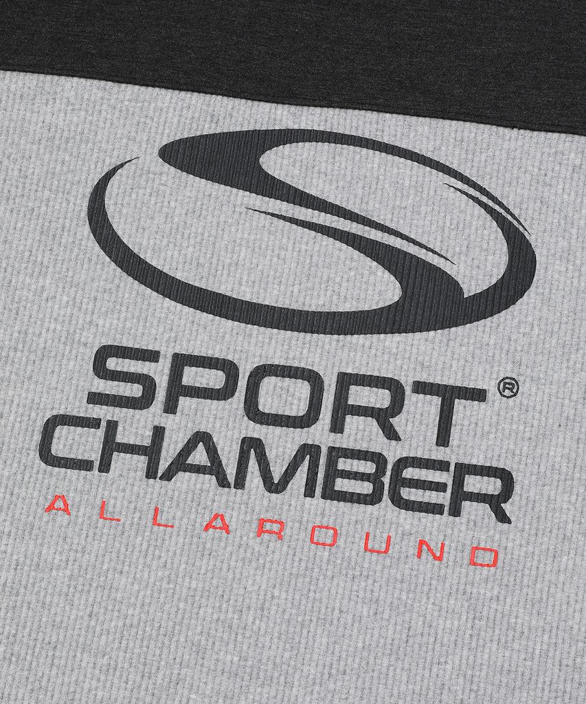 SPORT CHAMBER Sc Block Symbol T-Shirt (Charcoal)