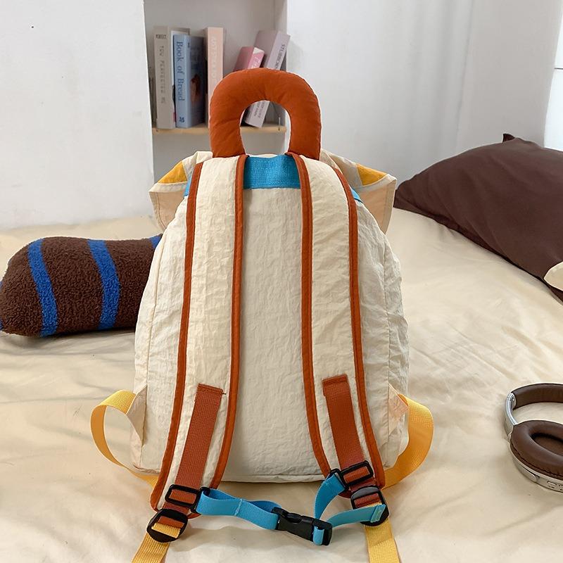Новый школьный рюкзак имеет высокую ценность, свежий и милый, рюкзак с контрастной цветной вставкой, легкий альпинистский дорожный рюкзак для мужчин и женщин