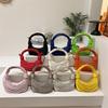 Women's Bags New Fashion Knotted Bags Texture Woven Multicolour Popular Crossbody Handbag