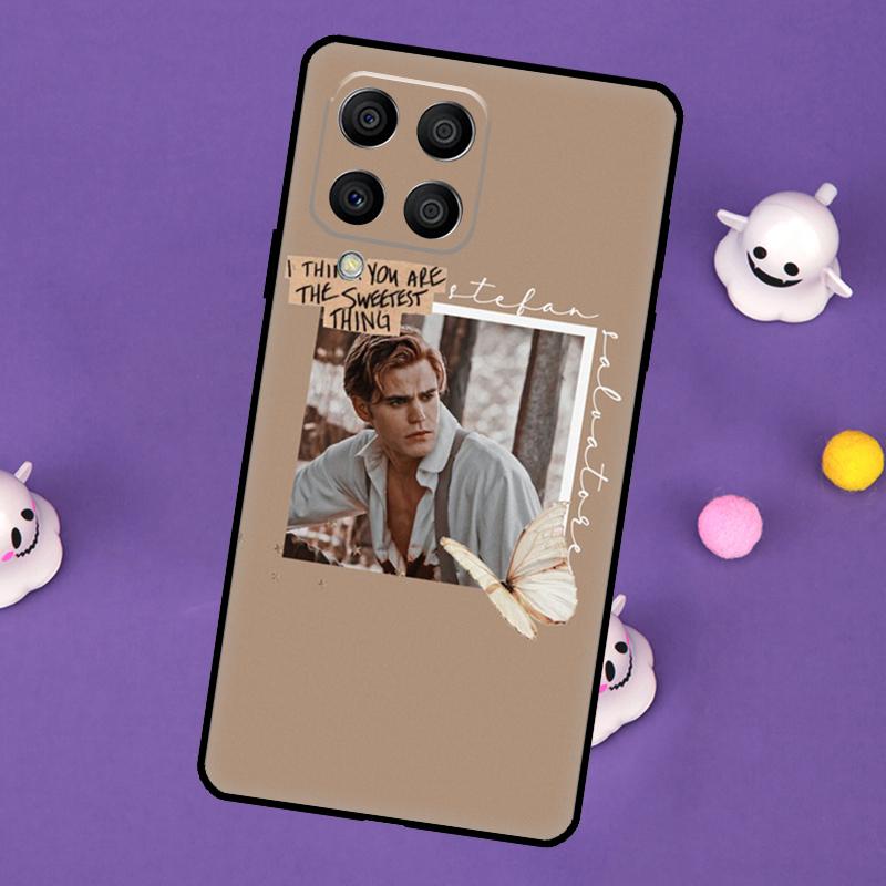 Стефан Сальваторе Дневники вампира Чехол для Samsung Galaxy M55 M15 M33 M13 M23 M53 M31 M51 M14 M34 M54 M20 M30s M52 M32
