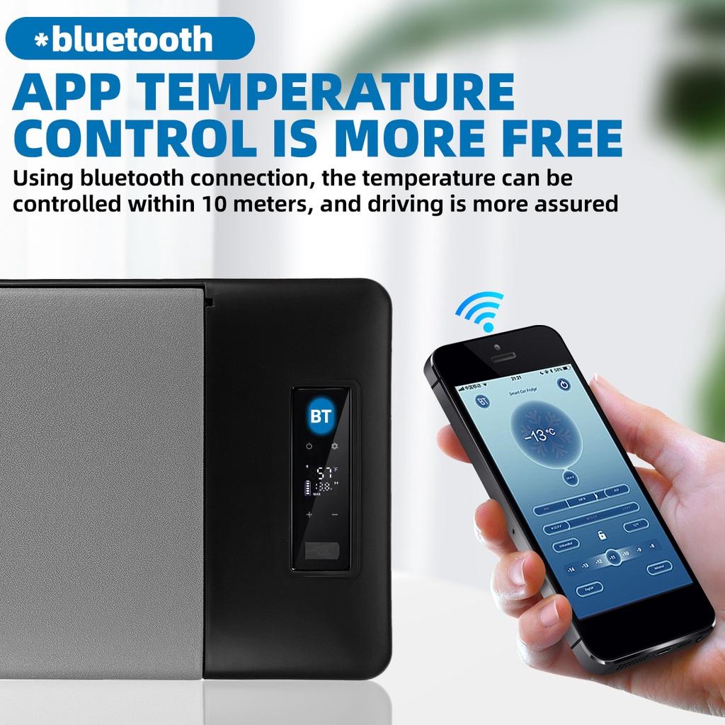 15/20/25/30/40/50л автомобильный холодильник/морозильник портативный электрический компрессорный охладитель для автомобиля и дома управление через приложение опционально