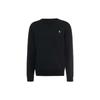Polo FW22 Logo Embroidered Crew Neck Long Sleeve Sweater Men Sweater Black 710888284-003