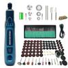 139pcs Cordless Electric Drill Grinder Dremel Rotary Tool Rechargeable Battery Woodworking Engraving 3 Speed Mini Engraver Pen