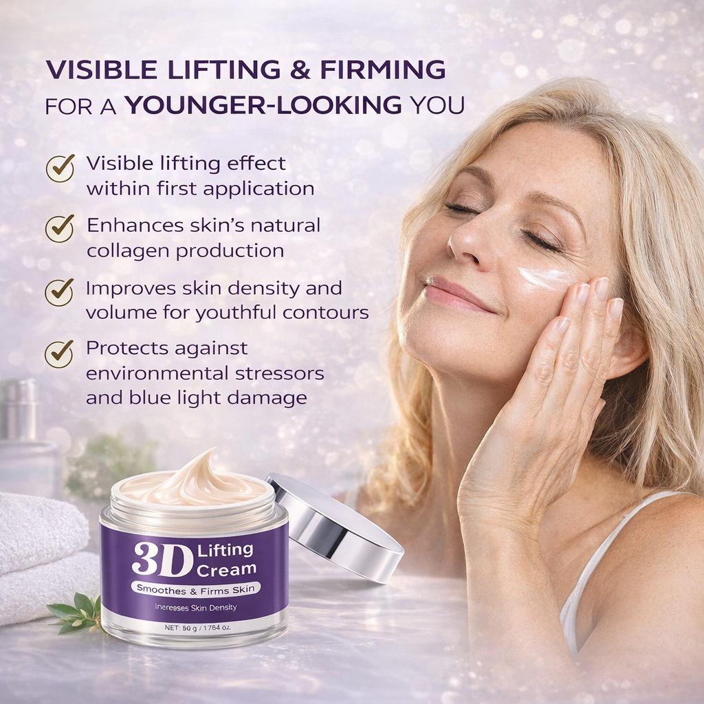 3D Lifting Firming Anti-Wrinkle Face Cream, 50 g