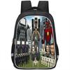 Kids School Backpack Boys With Anime Cartoon Print Breathable Padded Straps 20-35L Capacity Fits 12-inch Laptop