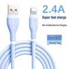 Кабель для быстрой зарядки USB с силиконовым ремешком и индикатором для iPhone 14/13/12/11/X/6