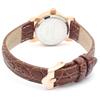 [Pierretalamon] Часы Pierretalamon 1 Point Natural Diamond Natural Shell Dial Band Watch Leather Band Watch Pink Gold x Brown PT-7300L-3 Womens