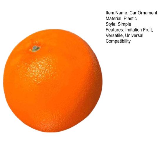 Car Ornament Imitation Fruit Realistic Design Decorative Figure Home Car Interior Decoration Auto Accessories