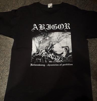 Abigor - Höllenzwang Футболка с коротким рукавом Подарок для фаната Черная Все размеры Унисекс