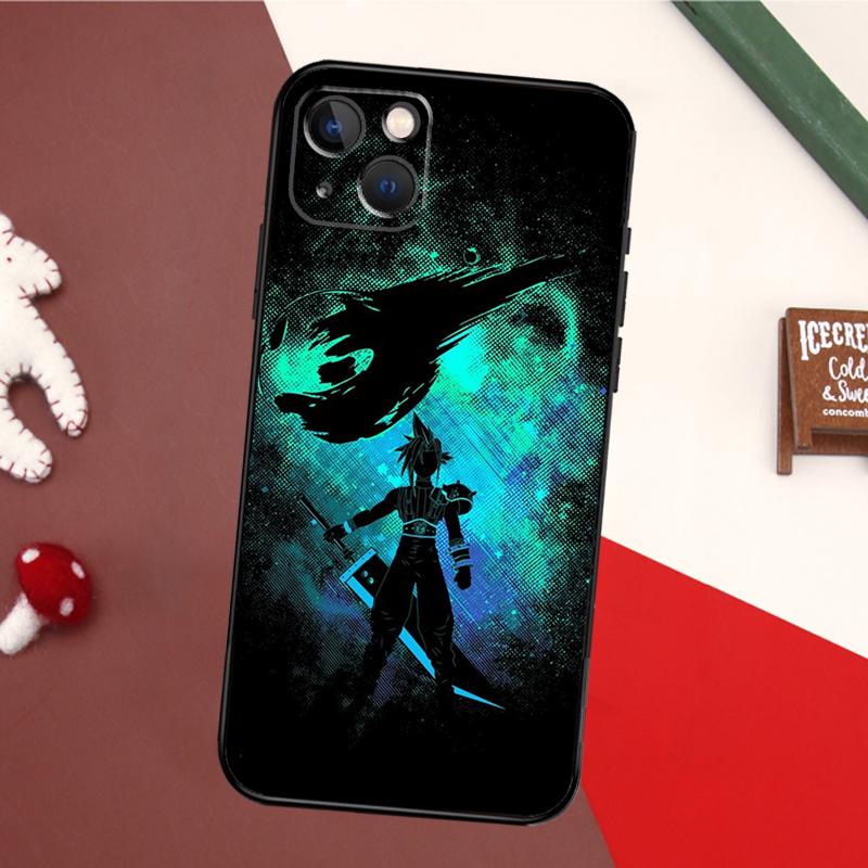 Final Fantasy VII Case For iPhone 13 Pro Max 16 15 11 12 14 17 Pro Max mini 15 16 Plus 16e 17 Air Back Cover
