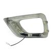 2Pcs LED DRL Turn Signal Lamps Fog Light Bezel For 15-18 Nissan Navara NP300 D23
