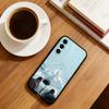 Чехол для телефона "Искусство подледной рыбалки" для Samsung Galaxy A73, A72, A71, A70, A53, A52, A51, Другие Мягкий Черный Чехол
