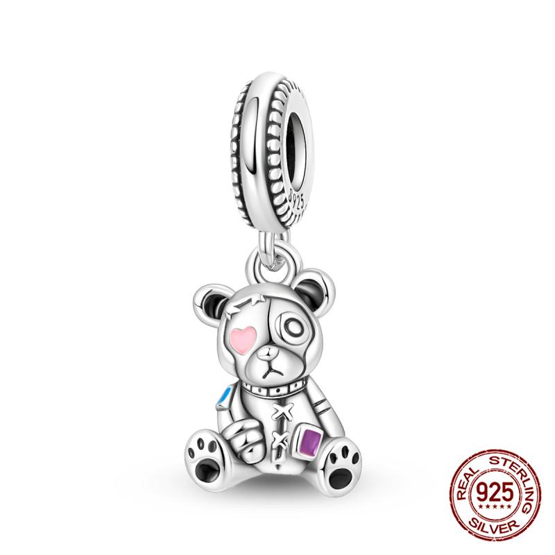 New 100% 925 Silver Pumpkin Car Princess & Cactus Pendant Fit 925 Bracelet Jewelry Making Women Gift