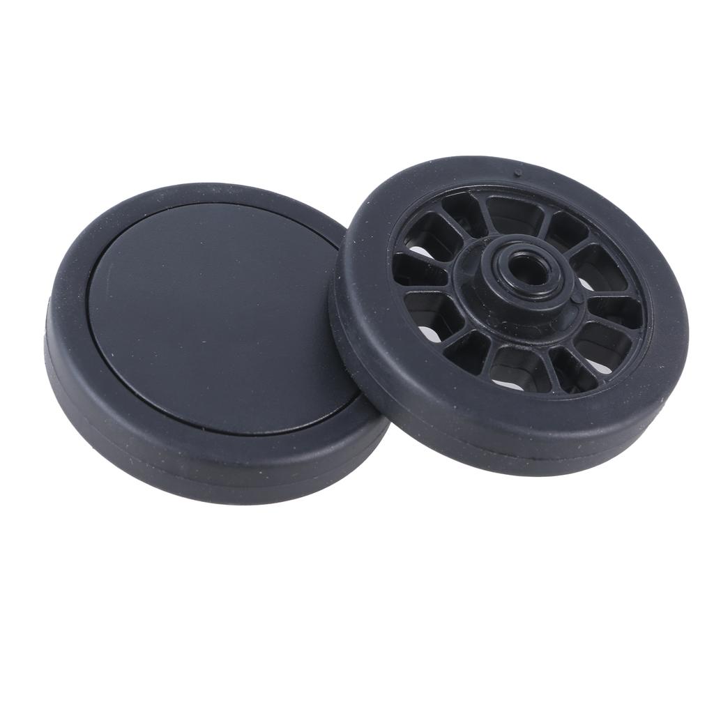 Набор из 8 сменных колес для дорожного багажа, чемодана, 55x12 мм, пластиковые колеса-ролики, ремонтные комплекты, сменные колеса для полки