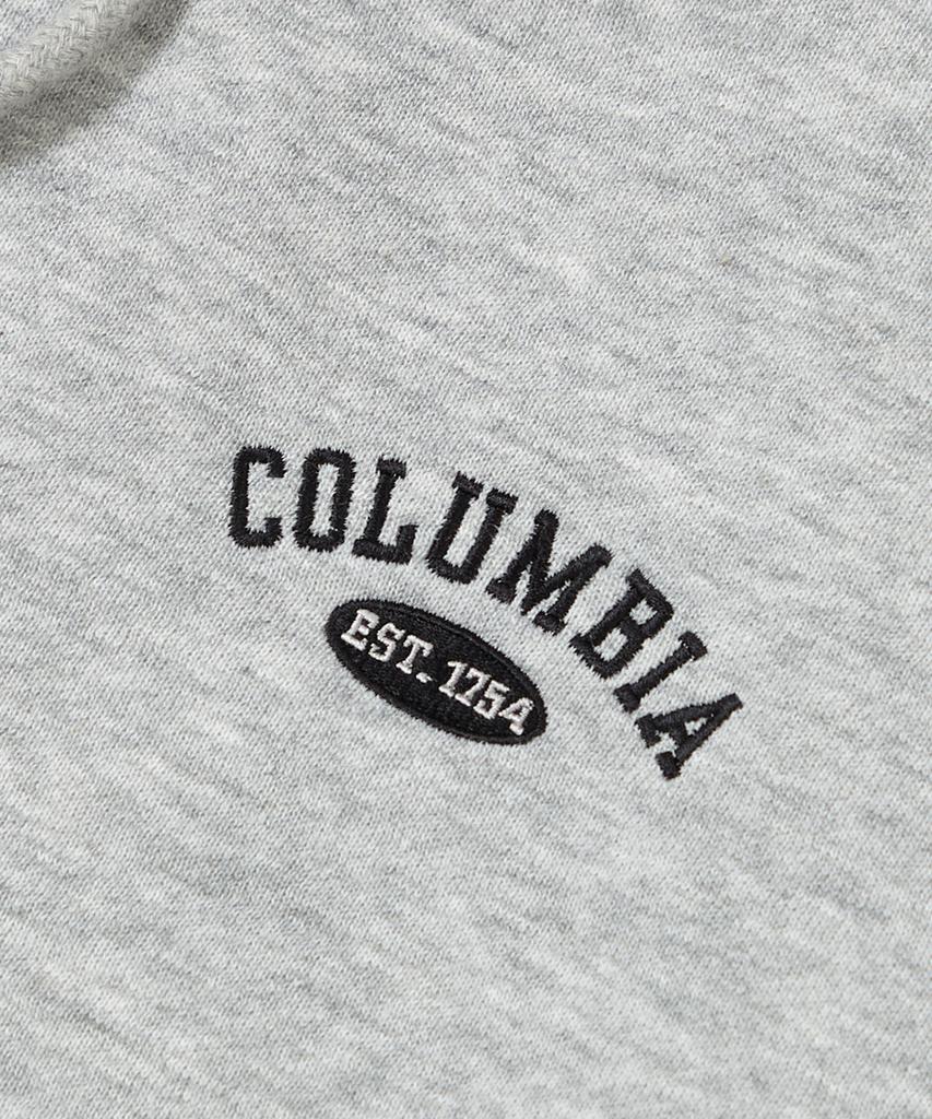 Толстовка с капюшоном на молнии Columbia University Cu с логотипом-аркой, размер M, серый