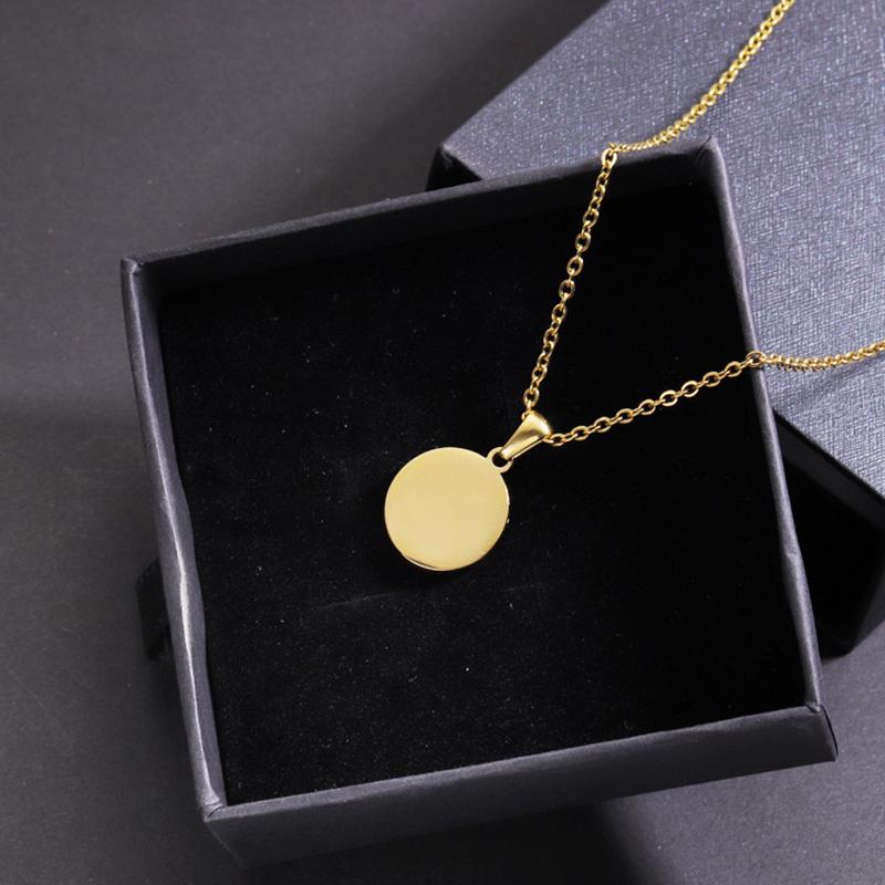 Минималистичный первый эмалевый белый AZ кулон с буквой алфавита, персонализированное ожерелье с подвеской для женщин и мужчин, ювелирные изделия, подарок