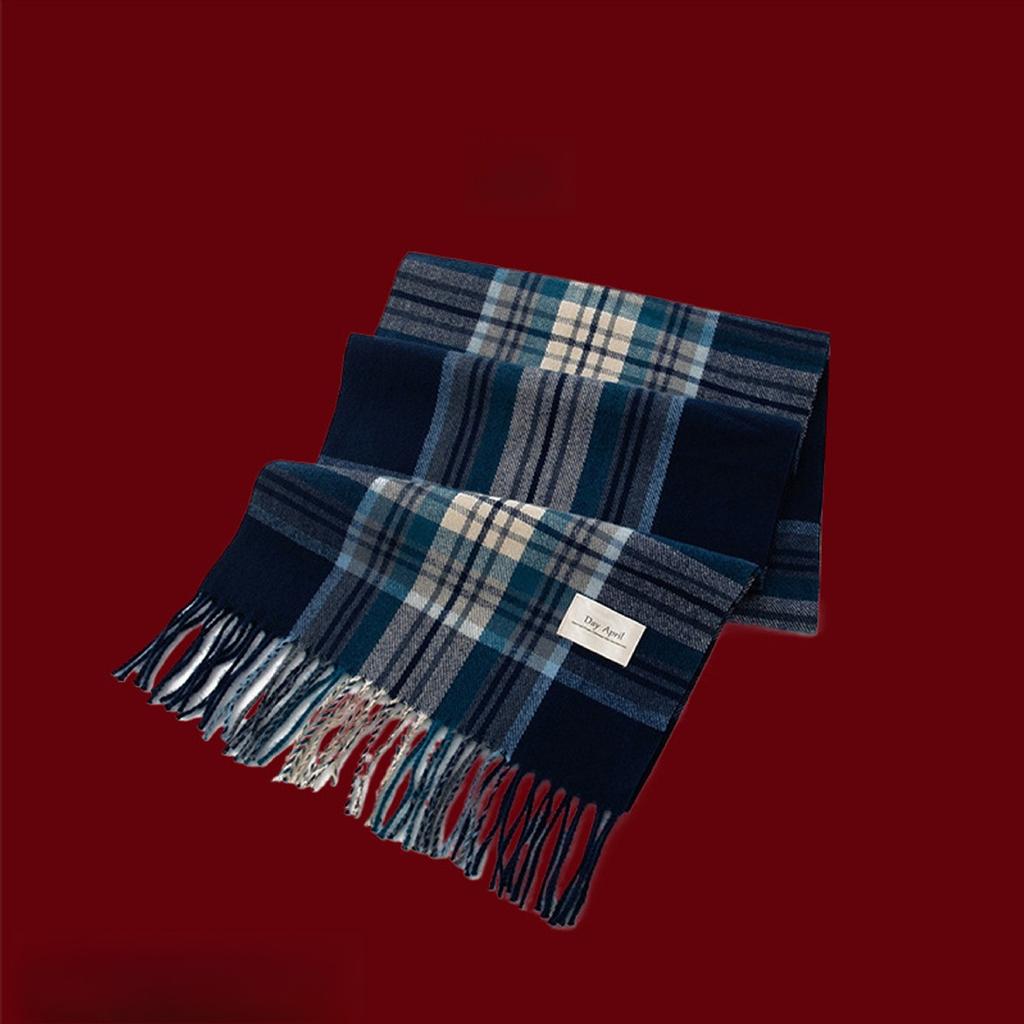 Plush Scarf, Plaid Scarf, Ladies' Warm Scarf, Scarf, Shawl