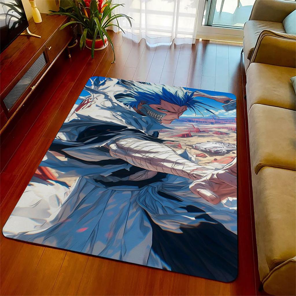 death anime sickle Carpet multi-size Carpet for Living Room Bedroom Kid's Room Home Decor Area Rug Non-slip Mat Sofa Mat