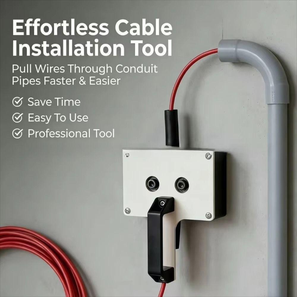 6-8mm Heavy-Duty Wire Puller Multi-functional Handheld Wiring Tools Cable Feeder Data Center