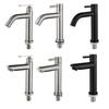 1Pc Stainless Steel Single Cold Washbasin Faucet, Stainless Steel Hand Washbasin Faucet, Single Cold Faucet