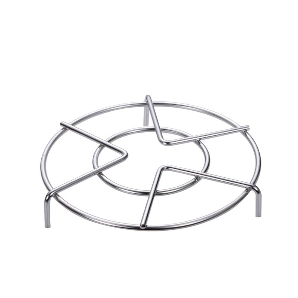 Heat Resistant Stainless Steel Kitchen Trivet Stand Steamer Egg Steamer Rack Steaming Tray