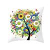 Colorful Tree Printing Decorative Pillowcase Colorful Tree Pillow Case Polyester Tree Pattern Pillow Cover Kussensloop Zt287