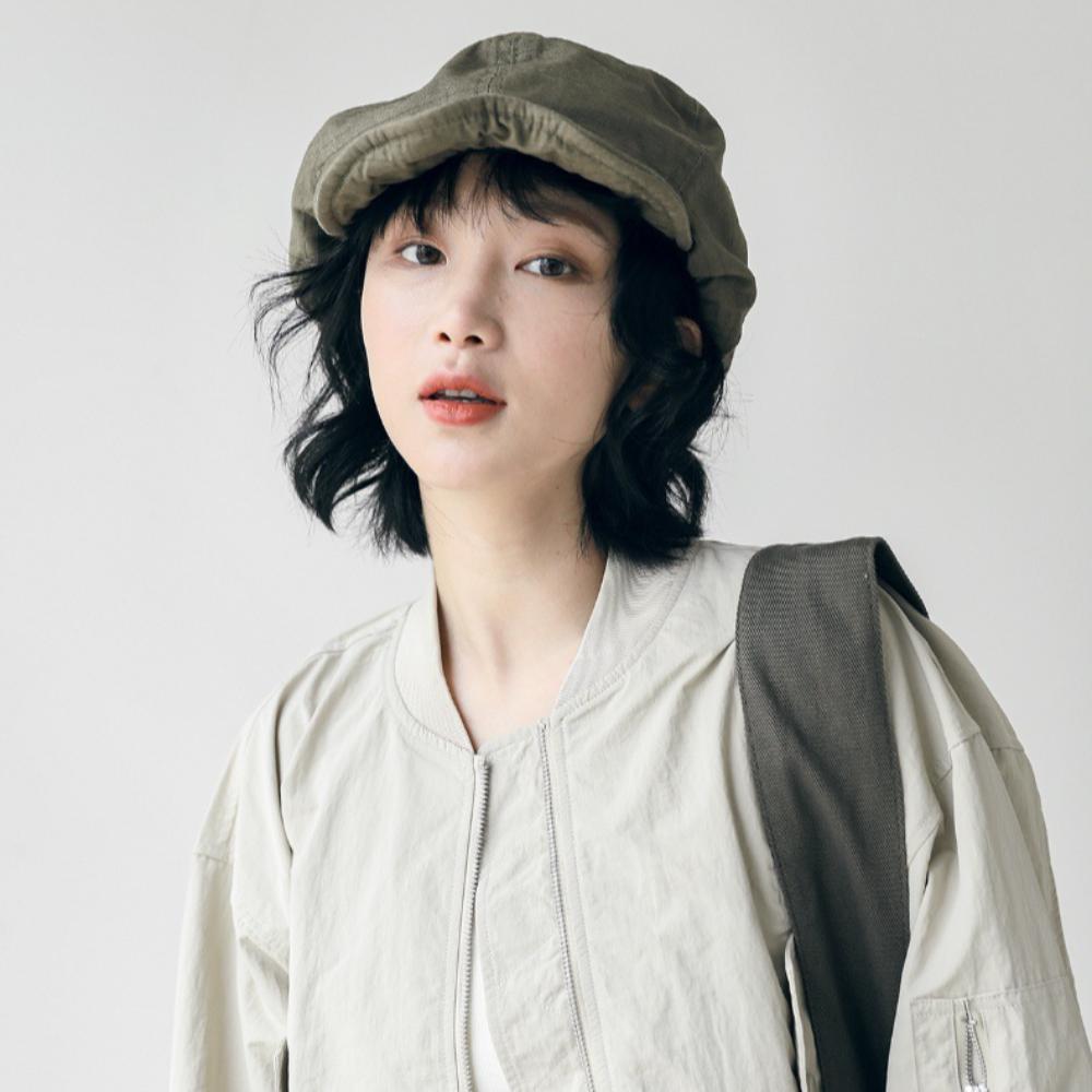 Casual Plus Size Newsboy Caps Cotton Dome Painters Hats Literary Cap