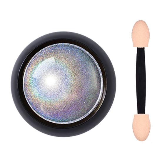 Золотая зеркальная пудра для ногтей Голографическая белая перламутровая хромированная металлическая пудра DIY Nail Art