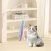Adjustable Hanging Toys, Door Toy,Caterpillar & &Mouse Toys for Cats, with Adhesive Pads, Assorted Colors