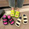 2025 Summer New High-value Non-slip Fashion Heightening Slippers Fairy Style Versatile Beach Cool Slippers Outer Wear