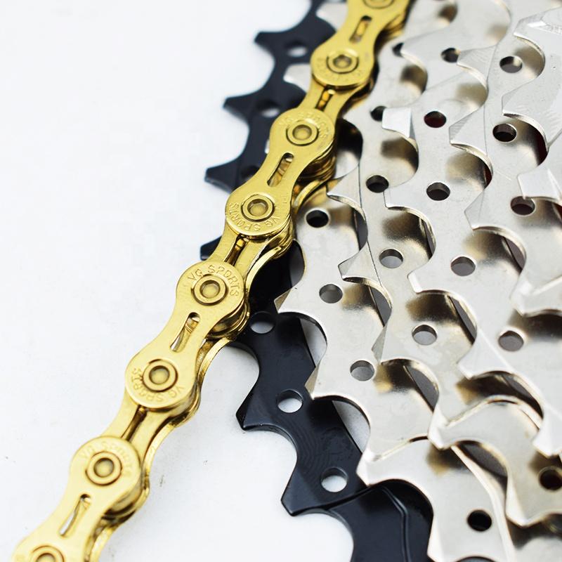 Price 10s 116L Half Hollow Titanium Nitride MTB Mountain Road Bicycle Chain for Bicycle Parts