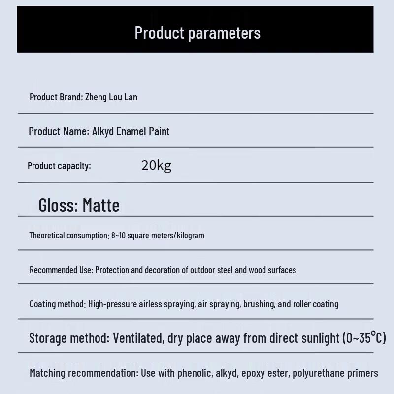 Industrial Alkyd Anti-Rust Metal Paint