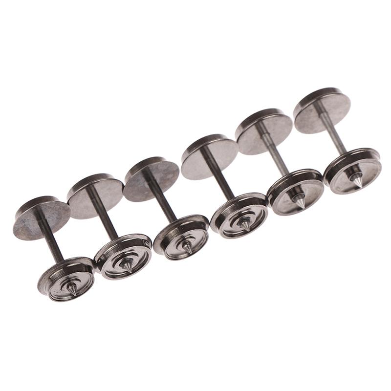 2шт. Шкала Хо 1:87 36-дюймовые металлические колеса для модельного поезда Dc, комплект колес C8724