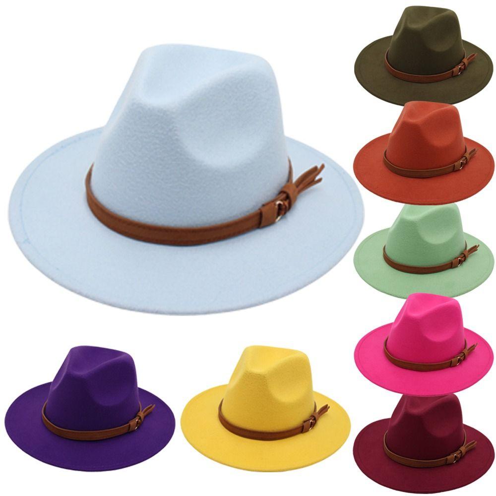 Artificial Suede Western Cowboy Hat Tibetan Style Jazz Fedora Hats Outdoor Riding