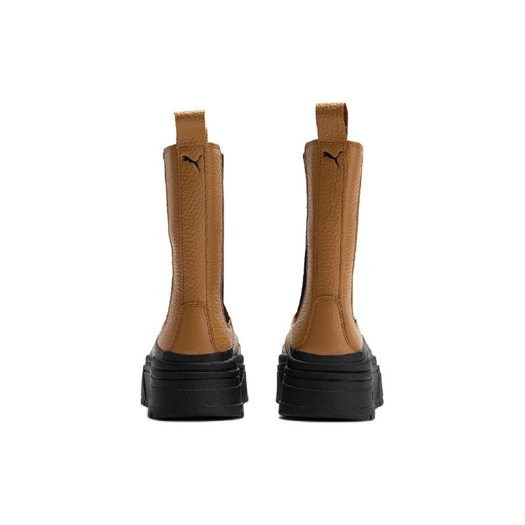 Puma Mayze Stack Chelsea Boot Desert Tan Женские кроссовки Коричневые 386742-01