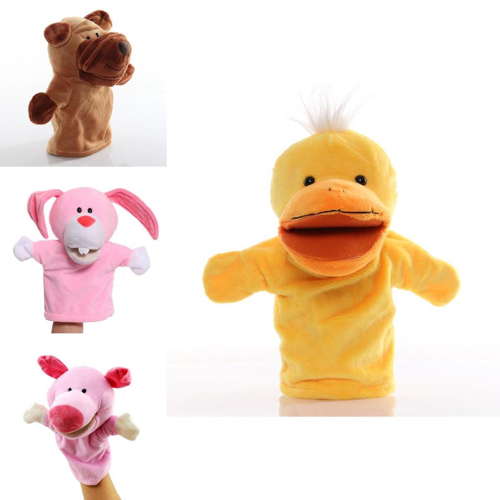 Soft And Cuddly Animal Hand Puppet Doll Perfect For Role-playing And Storytelling 25cm Height