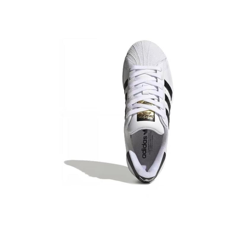 Adidas Кроссовки Superstar Cloud White Core Black Gold GS FU7712