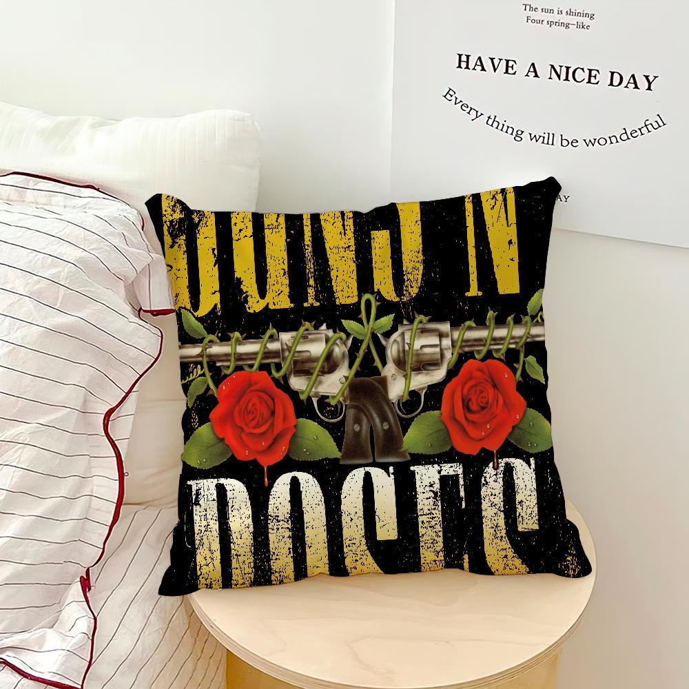 GGuns N Roses Use Your Illusion I Pillow Case Sofa Living Room Bedroom Headboard Backrest Cushion Square Cushion Nap Time