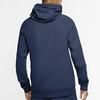 Nike Мужская куртка Sport Comfort с капюшоном на молнии во всю длину, синяя CU4456-410