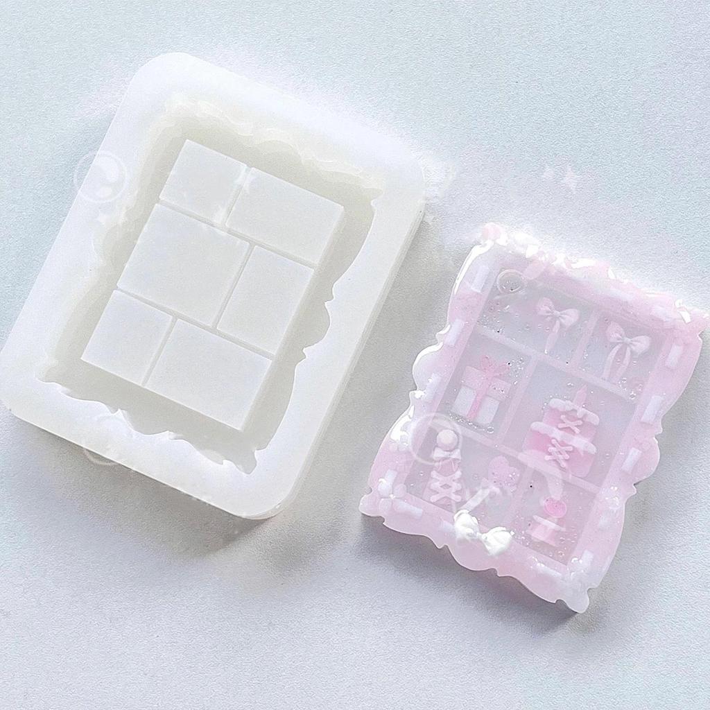 Silicone Mold for Crafting Custom Photo Frame Easy To Clean Frame Quicksand Mold Flexible Moulds for Craft Enthusiasts