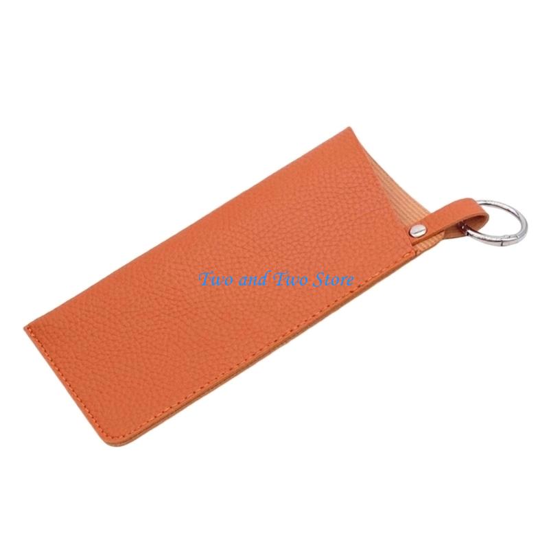 HX6F Many Purpose Eyewears Pouchs Lightweight PVC Materials Hanging Hook Protective Lining