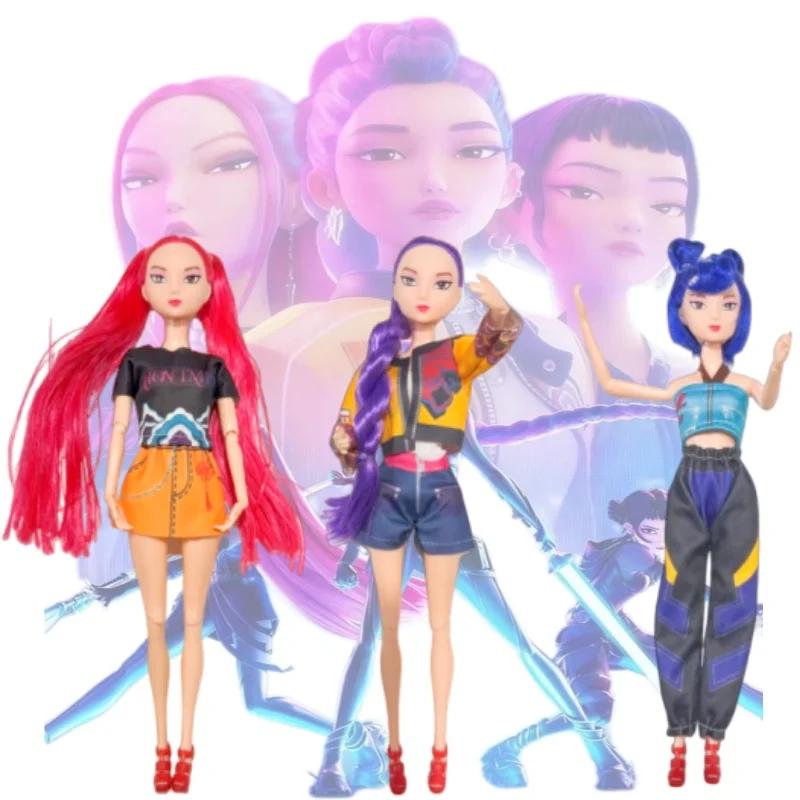 ПОСЛЕДНИЕ Последняя Кукла Игрушка Популярное Аниме Kpop Охотник на Демонов Экшн-фигурка Руми Мила Зои Пластиковая Кукла DIY Игрушка Фестивальный Подарок для Девочек