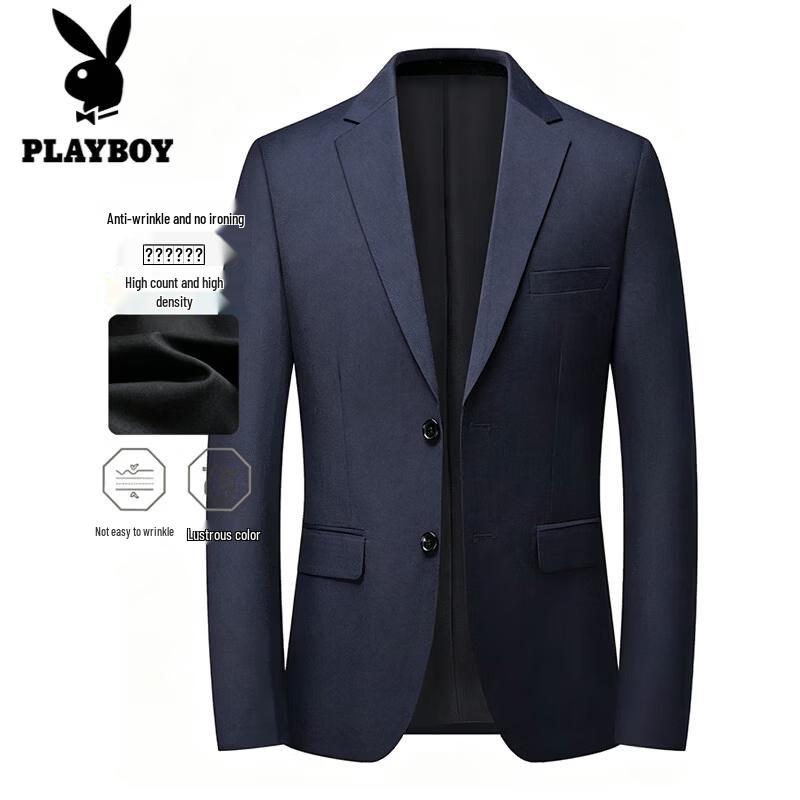PLAYBOY Мужской повседневный деловой блейзер с защитой от складок