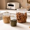 With Lid Grains Storage Box Sealed Food Storage Canister Cereals Storage Jar Cookie