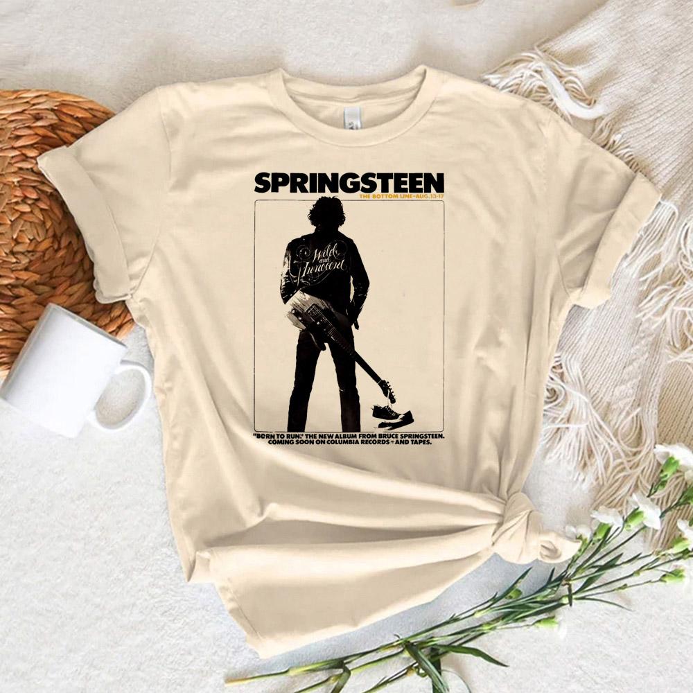 Bruce Springsteen T Shirt Women Funny Harajuku Designer T Shirt Girl Funny Clothes