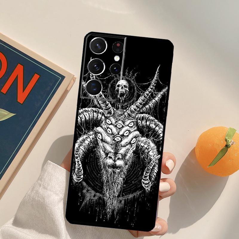 Чехол для телефона 'Дьявол Сатана' для Samsung Galaxy S24 S25 S26 Ultra S20 S21 S22 S23 Plus S10 S25 FE Задняя крышка