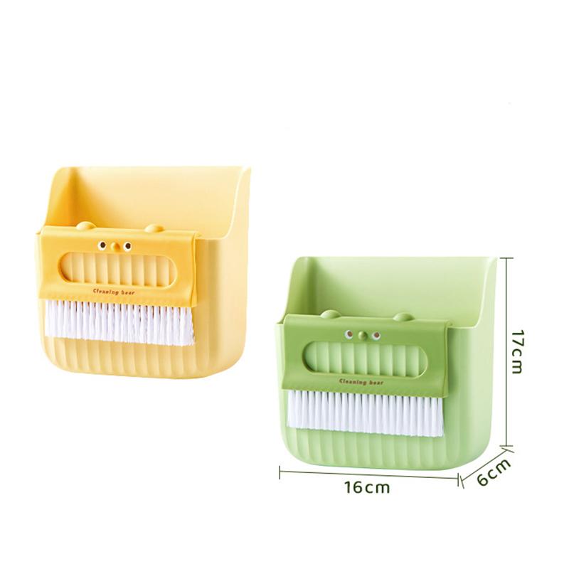 Desk Cleaning Kit Keyboard Cleaning Brush Mini Brooms Dustpans Set Garbage Dust Brush Home Desktop Accessories